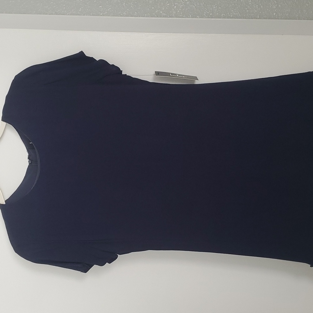 New with Tags Lulus Navy Blue Dress Size M
